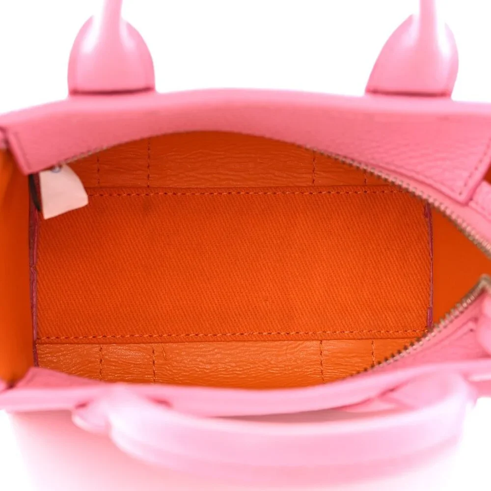 AUTHENTIC MARC JACOBS Pink Leather "Mini" Tote Bag - Picture 4 of 5